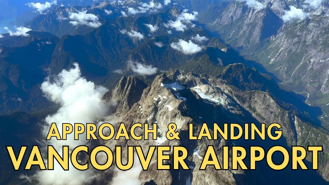 Gorgeous Mountain Views for YVR Vancouver Airport Landing in 4K September 2025