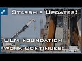 SpaceX Starship Updates! Starbase Orbital Launch Mount Foundation Work Continues! TheSpaceXShow