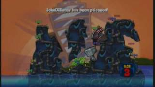 Worms 2 Armageddon Highlights Part 1 - Games 1 & 2 With Voice Chat - Xbox 360