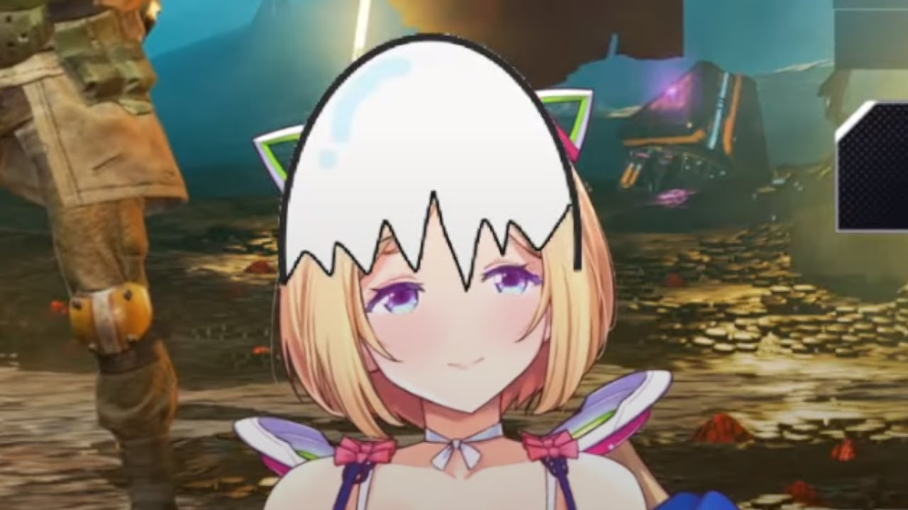 Hatchling Aki gets Jumpscared in Apex