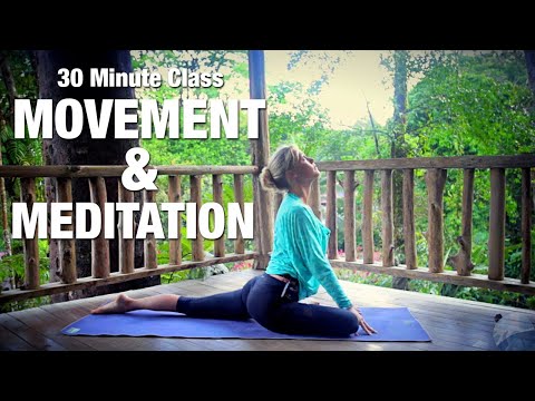 30 Min Movement & Meditation in the Jungle, a free yoga class with Erin Sampson
