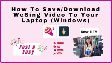 How To Download WeSing Video To Laptop Folder (Windows) Part 1 - TAGALOG & ENGLISH Caption