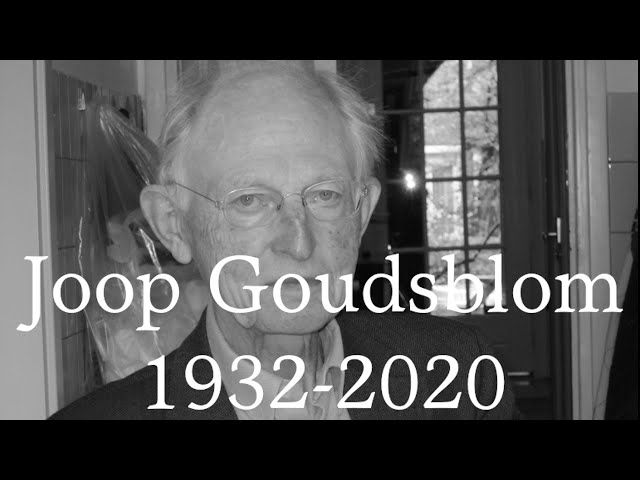 Remembering Joop Goudsblom