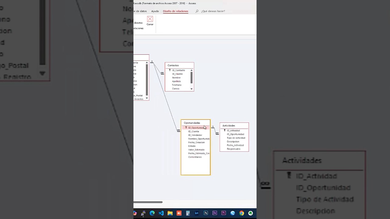 Crear Relaciones de Tablas en MS Access para CRM 🚀