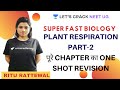 Plant Respiration Part-2 | Biology | NEET 2020 | Ritu Rattewal