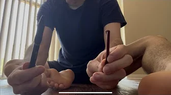 Tickling My Male Feet ASMR (TRY NOT TO LAUGH CHALLENGE FAILED) 🤣🤣🤣 #lofiasmr