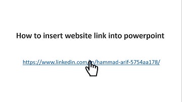How to insert the link into powerpoint | How to create a clickable link in powerpoint