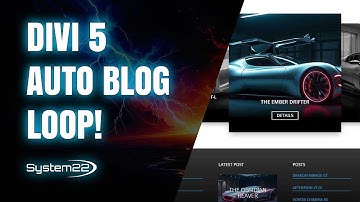 Divi 5 3D Blog Carousel! Auto-Scrolling Loop Carousel Tutorial