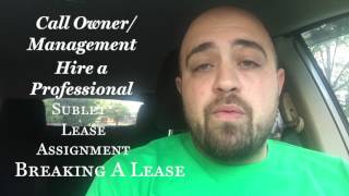 How to Break Your Lease