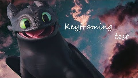 Keyframing test with HitFilm