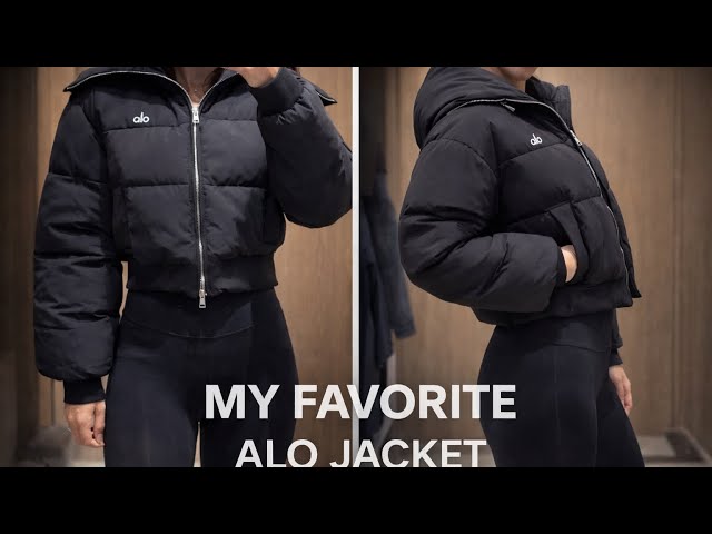 🤍 Alo Yoga Captivate Puffer Jacket | My Favorite Alo Jacket EVER