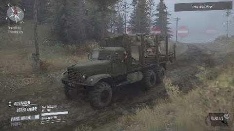 Mud Runner: American Wilds | Crane Operator Challenge (PS4 PRO)