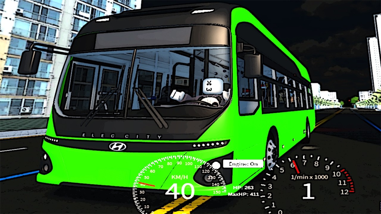 [로블록스] 한국 버스 시뮬레이터2!! 마지막 업데이트래요!! 😥😥😥 일렉시티 타봤어요!! korea bus simulator2