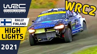 WRC2 Rally Highlights : Secto Rally Finland 2021 with Oliver Solberg Crash!