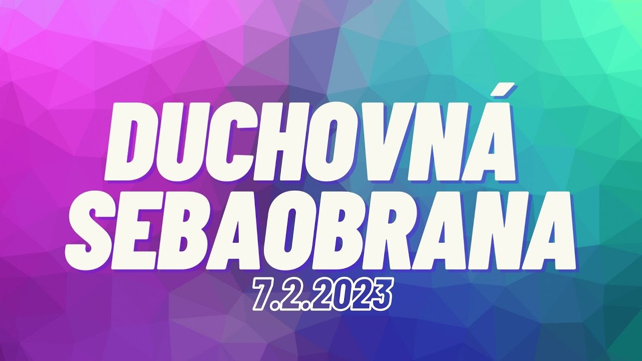 Duchovná sebaobrana | Daniel Šobr