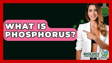 What Is Phosphorus? - Biology For Everyone