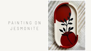 Painting On Jesmonite | This Was Harder Than I Thought