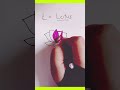 L for Lotus Drawing 🪷 How to Draw Lotus Easy for Kids #Shorts