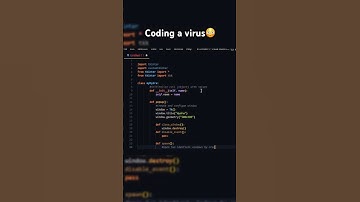 Coding a virus??🤨 #python #softwareengineer #computerscience #java #tech #coding #programming