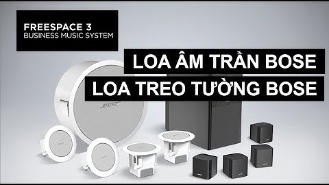 Loa âm trần Bose FreeSpace DS FreeSpace FS nghe nhạc cao cấp