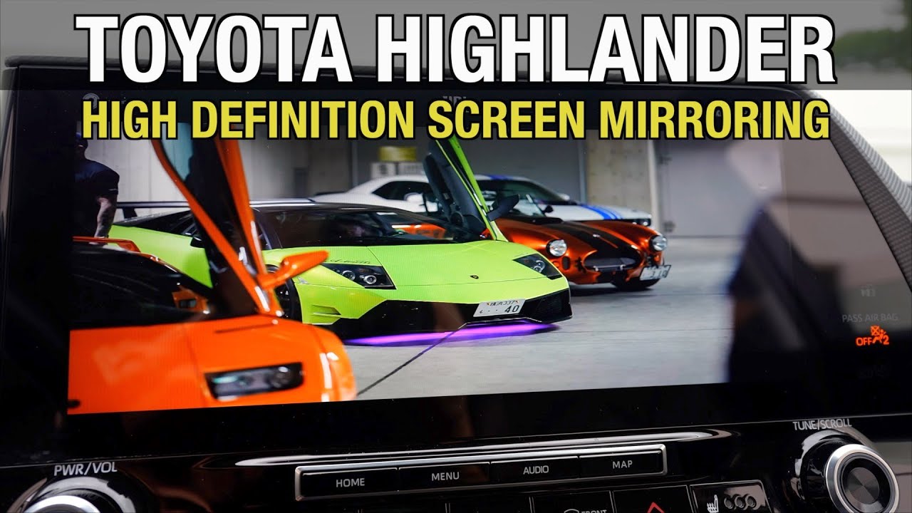 20192022 Toyota Highlander High Definition Screen Mirroring Kit YouTube