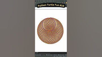 Python Turtle Fun #19 | Creating a Stunning Rainbow Circle with Python Turtle! 🌈🐢 #matrixcode