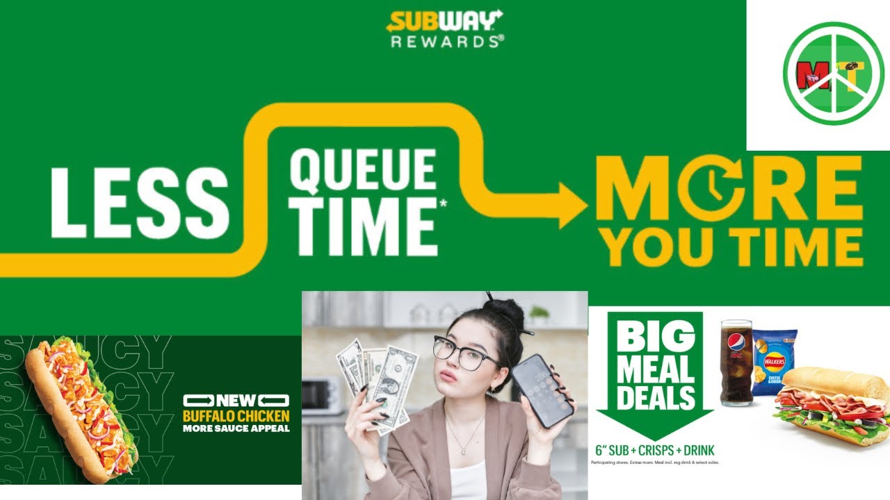 Subway Rewards app Subway Rewards UK subway app uk YouTube