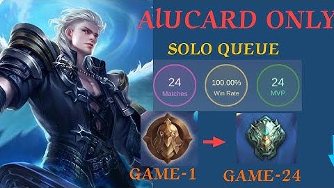 i REACHED EPIC WITH 100% WINRATE //ALUCARD ONLY
