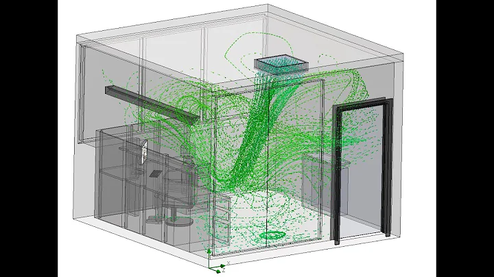 SOLIDWORKS Flow Simulation | HVAC analysis (Heating Ventilation and Air Conditioning) | Short |