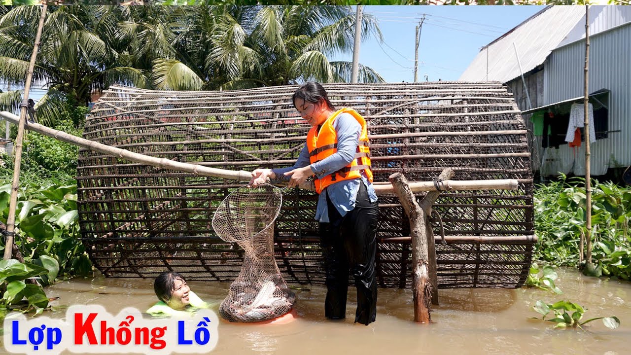 Chiếc LỢP KHỔNG LỒ Dính Hơn 5Kg Cá Tra 