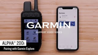 Support: Pairing an Alpha® 200i with the Garmin Explore™ App screenshot 3