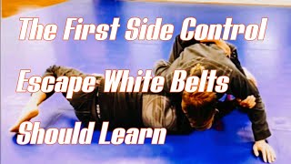 Underhook Side Control Escape – First BJJ White Belt Technique | Thibodaux Tip