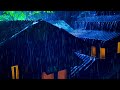 Heavy Rain in the Countryside 🌧️ Calming Frog and Cricket Sounds for Studying &amp; Working