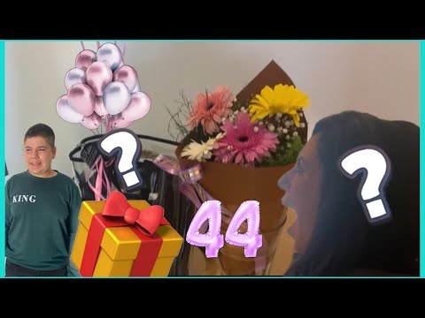 יום הולדת 44 לאמא שלי! *היום הולדת מהחלומות* והתגובה שלא *ציפינו* לה