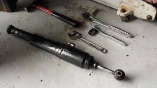 Dadillac rear air shock replacement  2 of 3