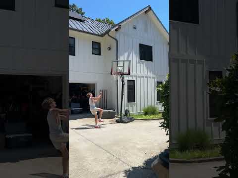 DID HE KISS THE RIM?! Crazy Height Check!