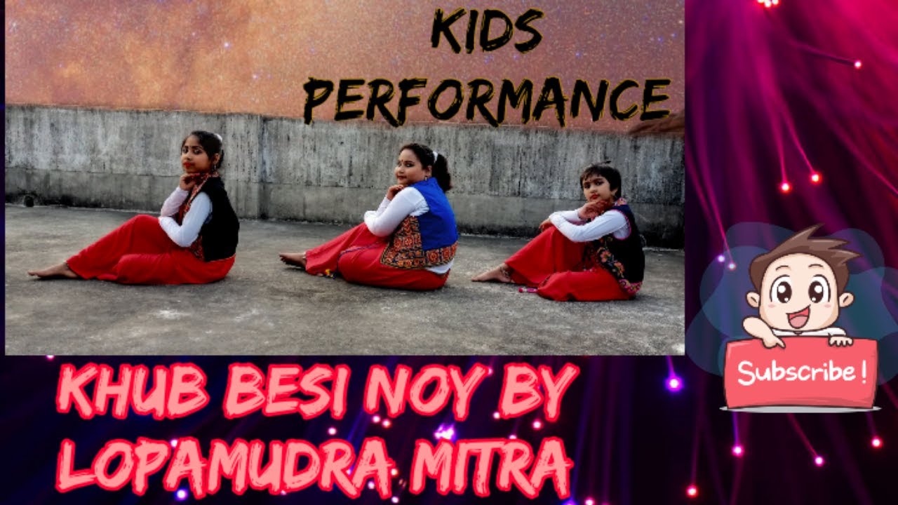 Khub Besi Noy  Kids Dance Performance  Lopamudra Mitra  Dance Cover  Saptak Dance Academy