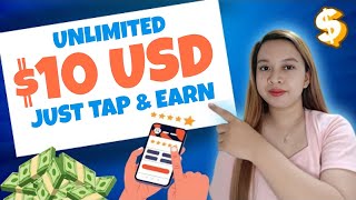 UNLIMITED $10 JUST TAP AND EARN! USING MOBILE PHONE FREE APP #earnmoneyonline