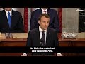 Quand Macron tacle Donald Trump face au Congrès américain