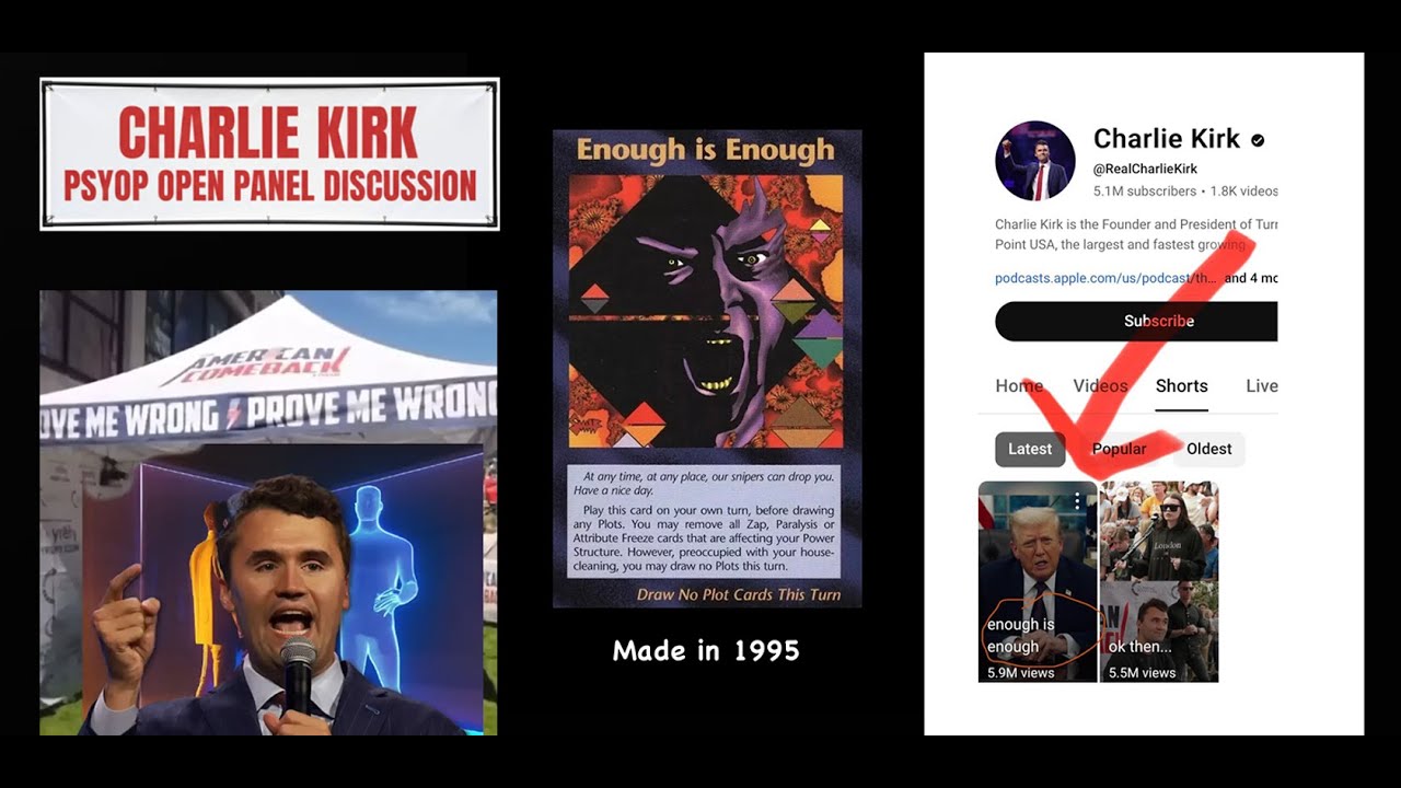 (The Charlie Kirk Conspiracy Show) Programmed To Kill/Satanic Cover-Up Part 433