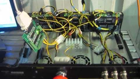 HAFCO HM-45 CNC CONVERSION - TEST RUN - BALLSCREW - Video 2