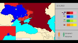 Russian vs Ukraine War Update Map | Day 79 (May-13)