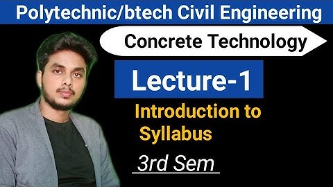 3rd semester Concrete Technology as per new syllabus of BTEUP