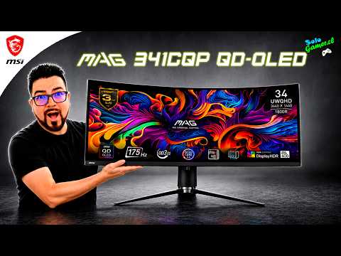 ¡ REVISAMOS El MSI MPG 341CQPX QD-OLED es una LOCURA!