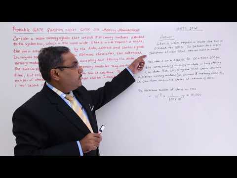 Memory Management GATE Example 1