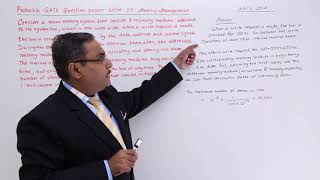 Memory Management GATE Example 1