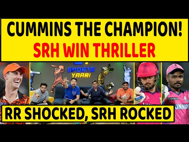 🔴SRH VS RR - LAST OVER THRILLER, 1 रन से जीता SRH, CSK TOP 4 से बाहर, IPL 2024 class=