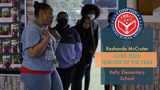 2023 Cusd Teacher Of The Year Rashanda Mccruter