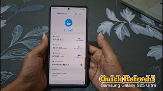 How to Use "Optimize Now" on Samsung Galaxy S25 Ultra (Quick Clean-Up & Performance Refresh) screenshot 5
