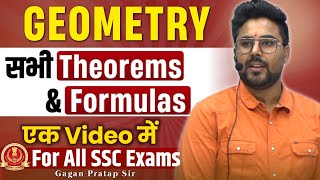 Full Geometry Revision - All Theorems & Formulas in 1 video By @GaganPratapMaths #cgl2023 #ssccgl